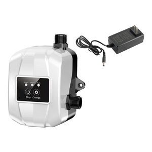 Magideal - Bomba Elevadora De Presión De Agua, Bomba De Agua Automática, Controlador De Presión, Bomba Elevadora De Ducha, Para Calentador Solar, Grifo, Baño De Blanco