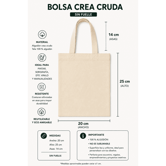 Pack 6 Bolsa Crea 20x25x14 FLOPYLISS