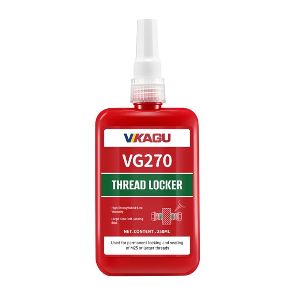 Fijador de roscas VIKAGU 270 verde de alta resistencia 250 ml