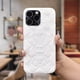 thumbnail image 1 of 1 Pc Embossed Artificial Leather Cartoon Rabbit Graphic Phone Case For IPhone 14/ 13/ 12/ 11 Plus Pro Max, 1 of 3