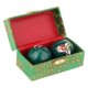 thumbnail image 1 of Bolas De Masaje De 2 Piezas Con Caja De Almacenamiento Bolas De Baoding Para Personas De Mediana Edad ColorfulGossip Green, 1 of 5