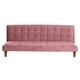 thumbnail image 1 of Futon Turin Tela Velvet Palo Rosa, 1 of 3