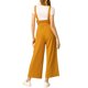 thumbnail image 3 of INSPIRE CHIC Mono Enterizo de Mujer con Botones al Frente, Cintura Alta, Cinturón y Corte Recto S Amarillo, 3 of 7