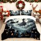 thumbnail image 1 of Halloween Witches Magic Night Printed Duvet Cover Set Soft Duvet Cover + 2 Pillowcases All-Season Use Ideal for Home Bedroom and Guest Room Perfect Gift for Hol, 1 of 1