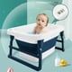 thumbnail image 3 of Bañera Plegable Bebé con Termometro Asiento y Mas Azul, 3 of 6