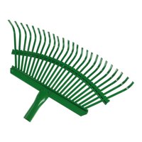 Ioensy - Cabezal De Rastrillo De Jardín, Solo Cabezal De Acero Para Recolección De Basura En El Patio Trasero Y Al Aire Libre