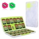 thumbnail image 1 of Funda de Almacenamiento de Tarjetas de Juego para Nintendo Switch con 2 Tapas de Joystick, 24 Ranuras para Tarjetas SD, 1 of 7