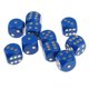thumbnail image 3 of 10 Piezas De Dados De Madera Dados Digitales De Seis Caras Para D&D RPG Games Blue, 3 of 5