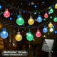 thumbnail image 1 of 1 Packs 64FT 100 LEDs IP65 Crystal Globe Solar String Lights, Outdoor Waterproof Solar Outdoor Lights, With 8 Lighting Modes, Halloween Decorations Lights Outdoor, For Garden Tree Patio Party Christma, 1 of 5