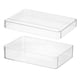 thumbnail image 1 of Uxcell Caja de Acrílico con Tapa, Cajas de Exhibición de Acrílico Transparente Contenedores de Cubo Cuadrado de Plástico Organizador de Almacenamiento 5.91"x3.94"x1.97", 1 of 7