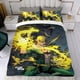 thumbnail image 4 of Ojos de Wakanda Conjunto de sábanas temático, trío de piezas, cómodo y amigable con la piel, diseño único, regalo de decoración para el hogar para familiares, amigos y fans, 90 cm * 190 cm, 4 of 6