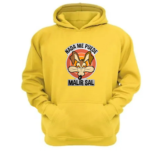 Genérico - Polerón Canguro Coyote Amarillo Talla Xs Unisex