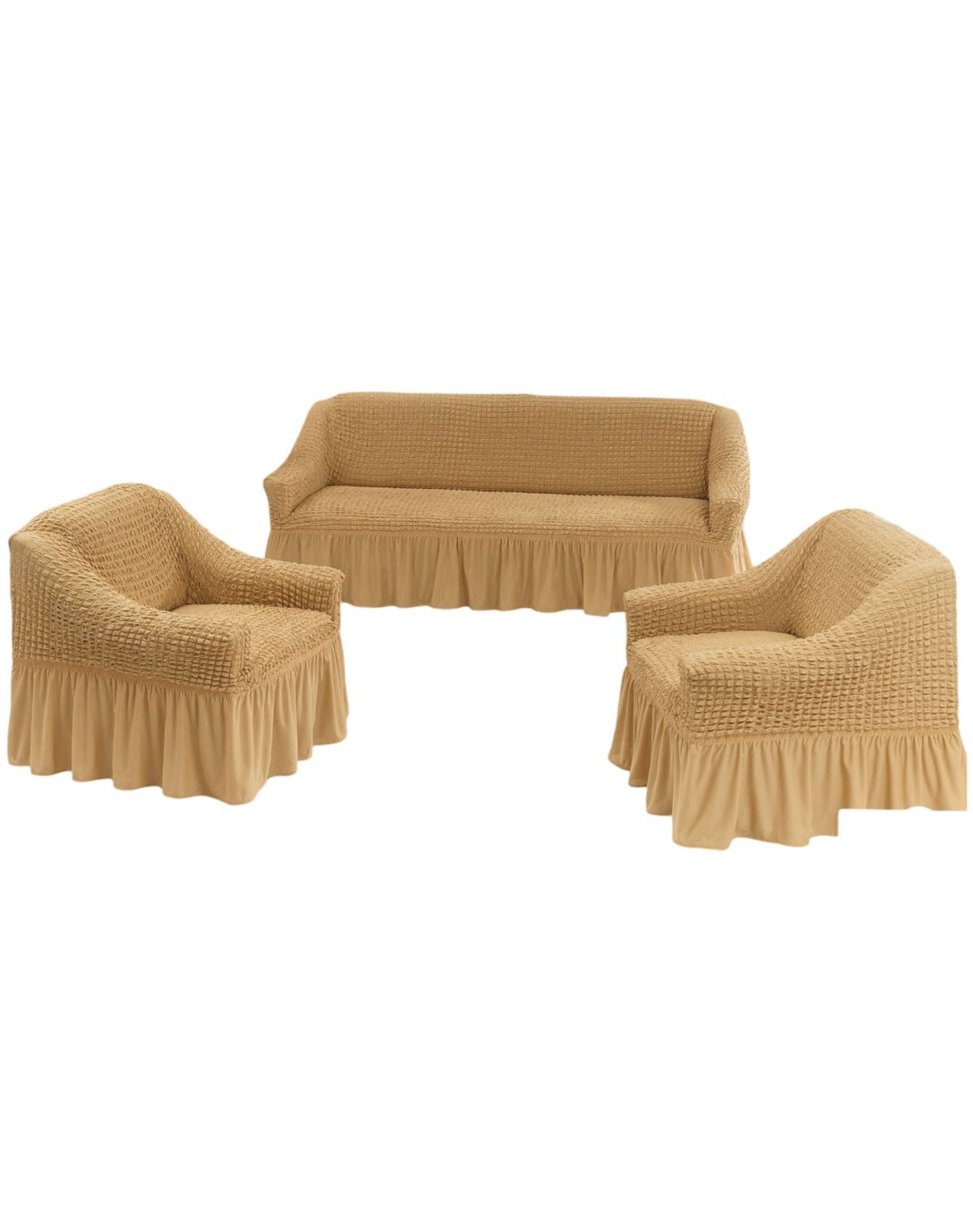 Genérico - Set De Fundas Turkas Cuadrille 3+1+1 D5.3