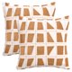 thumbnail image 1 of REGALWOVEN Fundas de Cojín Geométricas Juego de 2 Fundas de Almohada de Felpa Suave Modernas Decorativas para Sofá Dormitorio Caqui 20" x 20", 1 of 6