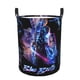 thumbnail image 1 of Blue Beetle Cesta de lavandería de gran capacidad redonda con asa, bolsa para ropa sucia plegable, almacenamiento para dormitorio, baño y lavadero 44x35 cm, 1 of 6