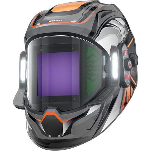 Casco Soldador ANDELI AKJBYMOON3SC1LEDS Visor 180a LED