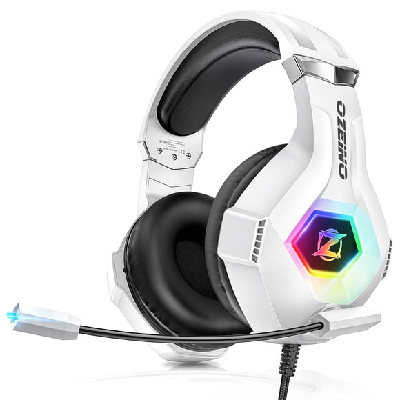 Auriculares para juegos Ozeino PS4, Xbox con sonido envolvente 7.1 RGB