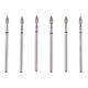 thumbnail image 1 of Brocas para taladro de uñas MZCMSL 6 piezas forma de llama para cutícula 3/32, 1 of 6