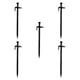 thumbnail image 1 of 5 Piezas, Estacas para Acampar, Tienda de Campaña, Estacas para Jardín, Dosel de Jardinería Forjado, Toldos Antideslizantes, Estacas de Metal Resisten 30 centímetros, 1 of 5