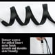 thumbnail image 2 of Lanyards LOCONHA, paquete de 50 unidades, color negro, para tarjetas de identificación de 45,7 cm co, 2 of 7