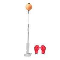 Magideal - Saco De Boxeo Para Adultos Y Adolescentes, Altura Ajustable Del Saco De Boxeo, Equipo De Boxeo Con Saco Reflejo Adecuado Para Entrenamiento Físico Pelota Con Guantes De Boxeo.