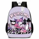 thumbnail image 1 of Kuromi Backpack Female Japanese Cute Elementary School Student Junior High School Large Capacity School Bag Cartoon Backpack, 1 of 3