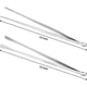 thumbnail image 2 of Kirecoo, set de 2 pinzas de cocina de acero inoxidable de 12 pulgadas con puntas dentadas, 2 of 3