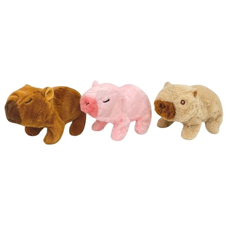 Genérico - Pak De 3 Capibara Cute A Pila 3tonos New