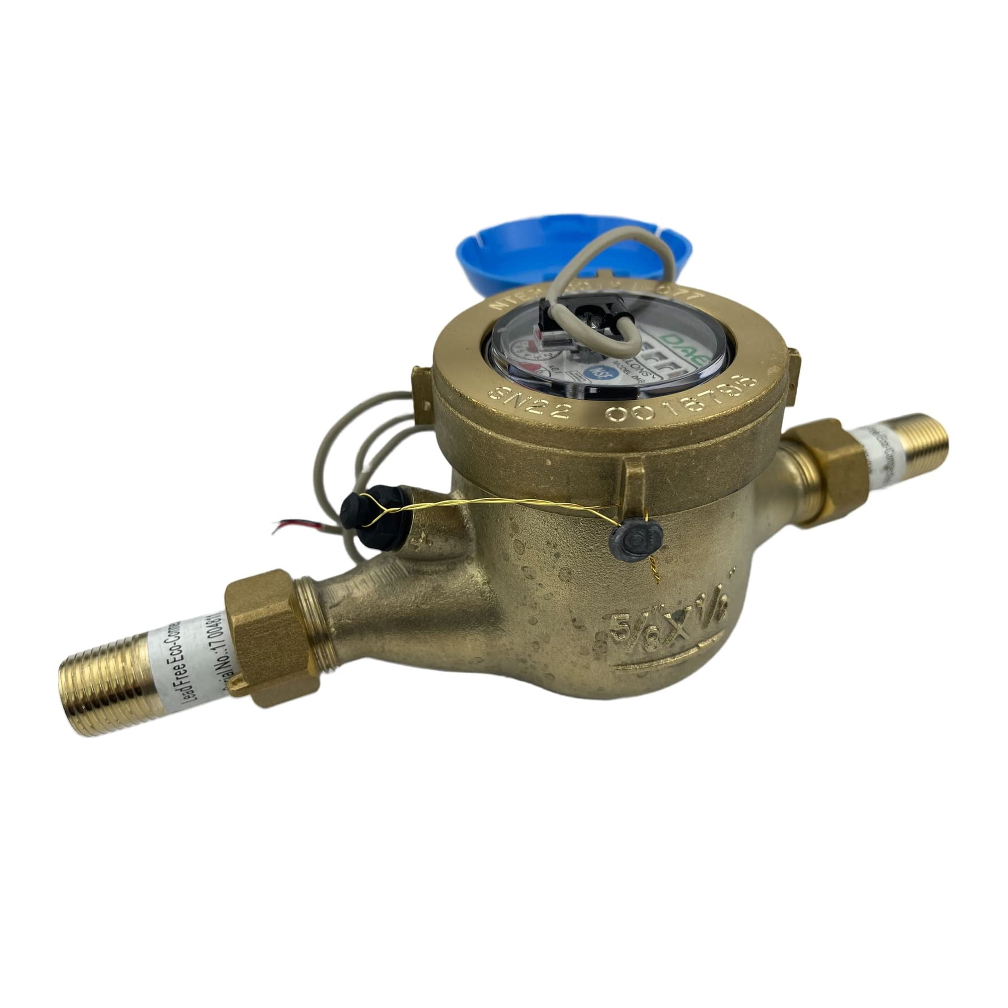 Medidor De Agua Dae Mj-50c Ip68 Nsf61 1/2" Npt Con Pulso