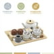 thumbnail image 3 of Set Juego Tazas De Té Juguete Didáctico 16pcs Madera Bandú blanco, 3 of 7