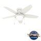thumbnail image 2 of Ventilador de techo Hunter Lilliana LED 112 cm blanco para interior, 2 of 9