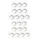 thumbnail image 1 of 20 Piezas Elegante Pulsera De Cordón Trenzado Accesorios Hechos A Mano Para La Fabricación De Joyas, 1 of 5