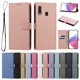 thumbnail image 1 of Cartera para Samsung Galaxy A20e con Bolsillo de Tarjetas, Rosa, 1 of 6