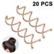 thumbnail image 1 of 20 horquillas en espiral para el cabello, pinzas giratorias, pinzas redondas para el cabello, horquillas en espiral para peinados DIY, pinzas giratorias, 1 of 8