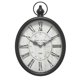 thumbnail image 1 of Reloj de pared Mterry ovalado estilo retro rústico vintage 39x27 cm, 1 of 7