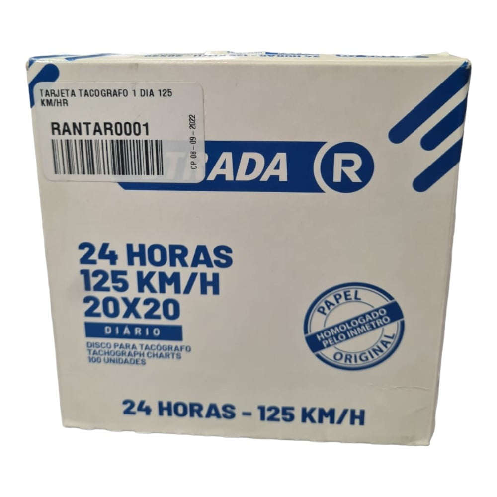 Randon - Tarjeta Tacografo 1 Dia 125 Km/hr