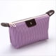 thumbnail image 1 of Neceser de viaje para cosméticos, neceser de belleza para mujer, neceser de maquillaje, neceser organizador, estuche para lápices, bolso (morado), 1 of 6