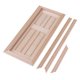 thumbnail image 5 of 1/12 Casa De Mu?ecas En Miniatura De Madera Externa De 4 Paneles De Doble Puerta Sin Pintar DIY, 5 of 5