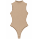 thumbnail image 2 of Body Moldeador Cuello Alto Sin Mangas Elasticado Ajustado beige Talla Única, 2 of 3