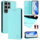 thumbnail image 1 of Funda Billetera con Soporte para Samsung Galaxy S23 Ultra Bloqueo RFID Plegable Verde menta, 1 of 6
