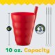 thumbnail image 2 of Vasos infantiles JoyServe con bombilla 10 oz (296 ml), 2 of 3