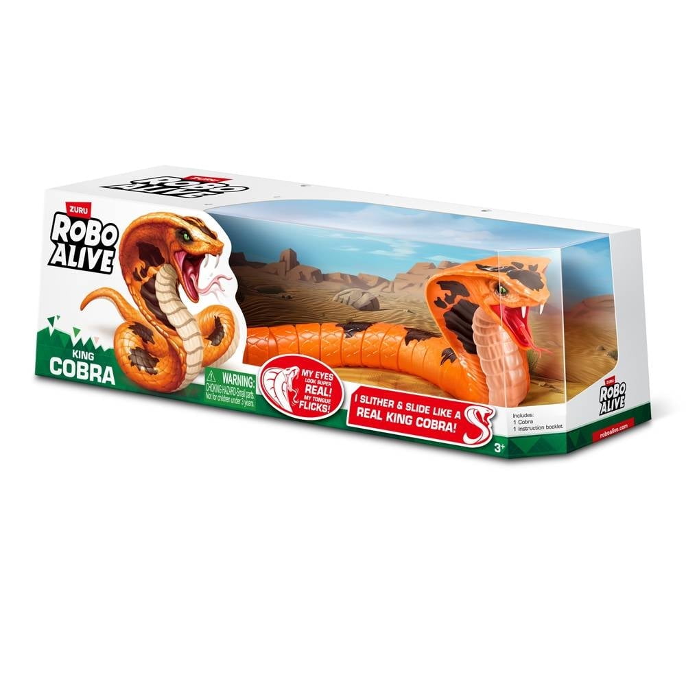 Robo Alive Zuru De Plástico Con Diseño De Serpiente Café