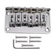 thumbnail image 3 of 6 cuerdas de la guitarra rodillo puente de silla de montar cordal para guitarra eléctrica plata, 3 of 4