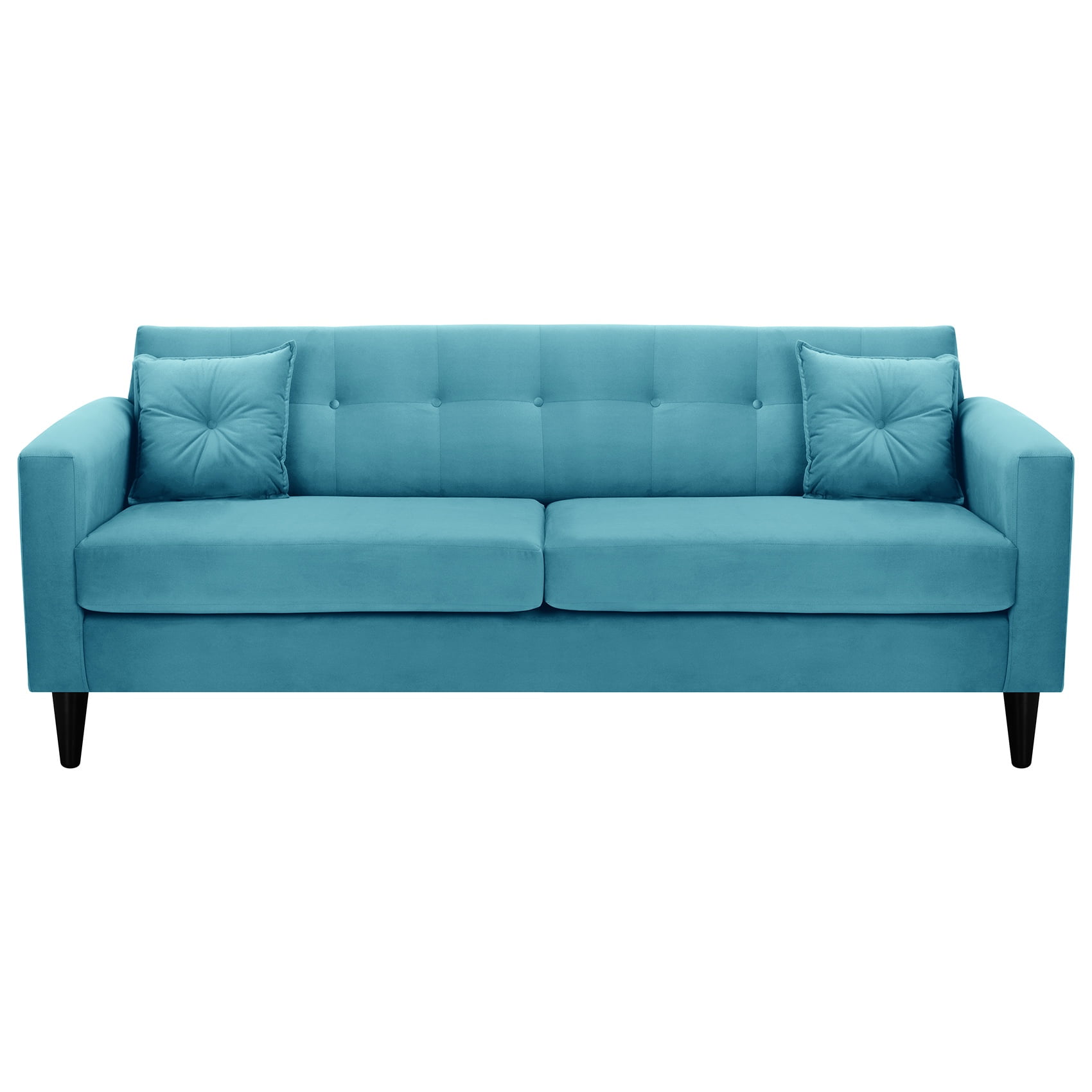 Bodevir - Sofa New Retro 3cg Felpa 00 Turquesa