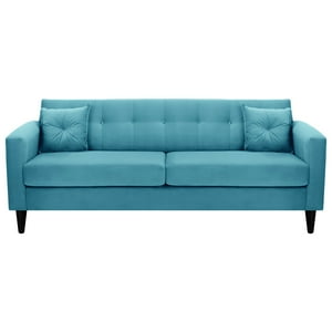 Bodevir - Sofa New Retro 3Cg Felpa 00 Turquesa
