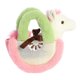 thumbnail image 1 of Peluche Pony Manzana Aurora con Bolso, 20 cm, Blanco, 1 of 6