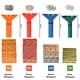 thumbnail image 2 of Set de tubos contadores de monedas PM Company con 150 envoltorios, 2 of 5