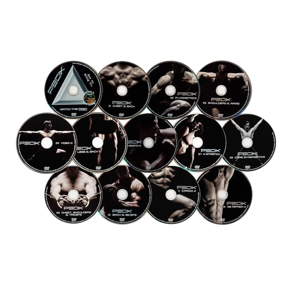 Programa de Gimnasio en Casa BODi P90X – 12 DVD de Entrenamiento