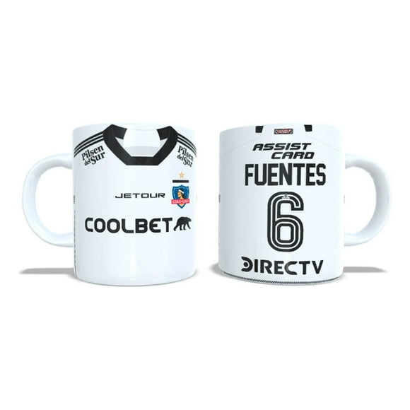 Tazon Taza + Porta Vaso Colocolo 2024 Cesar Fuentes