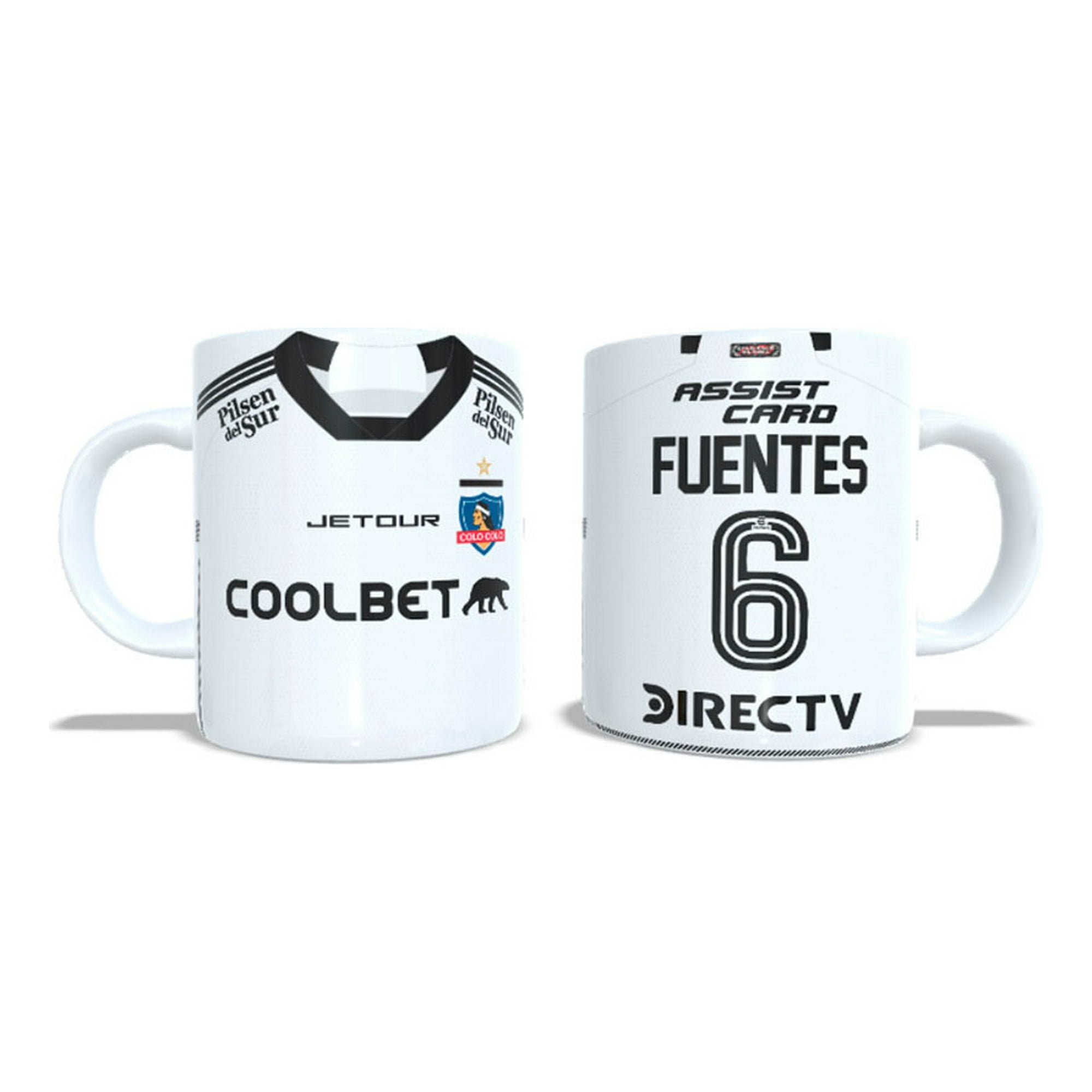 Arumistorechile - Tazon Taza + Porta Vaso Colocolo 2024 - Cesar Fuentes